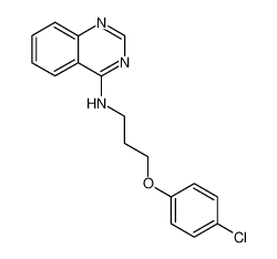 [3-(4-chloro-phenoxy)-propyl]-quinazolin-4-yl-amine_69324-91-0