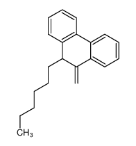 Phenanthrene, 9-hexyl-9,10-dihydro-10-methylene-_693242-63-6