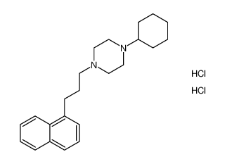 1-cyclohexyl-4-(3-(naphthalen-1-yl)propyl)piperazine dihydrochloride_693253-90-6