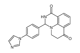 3-(4-(1H-imidazol-1-yl)phenyl)-2,3,5,6-tetrahydro-1H,7H-pyrido[3,2,1-ij]quinazoline-1,7-dione_693260-74-1
