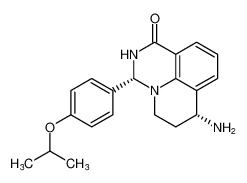 rel-(3R,7R)-7-amino-3-(4-isopropoxyphenyl)-2,3,6,7-tetrahydro-1H,5H-pyrido[3,2,1-ij]quinazolin-1-one_693261-41-5