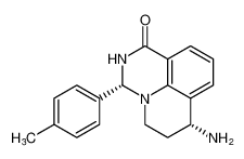 rel-(3R,7R)-7-amino-3-(p-tolyl)-2,3,6,7-tetrahydro-1H,5H-pyrido[3,2,1-ij]quinazolin-1-one_693261-53-9