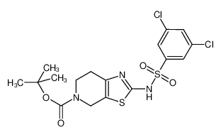 2-(3,5-dichloro-benzenesulfonyl-amino)-6,7-dihydro-4H-thiazolo [5,4-c]pyridine-5-carboxylic acid ter-butyl ester_693267-68-4