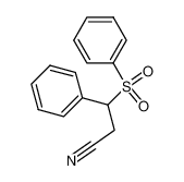 3-phenyl-3-(phenylsulfonyl)propanenitrile_69333-50-2