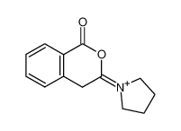 1-(1-oxo-isochroman-3-ylidene)-pyrrolidinium_69338-87-0