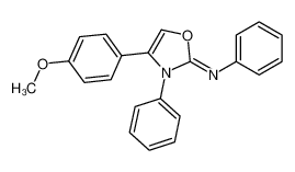 4-(4-methoxyphenyl)-N,3-diphenyl-1,3-oxazol-2-imine_69339-35-1