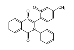 2-(5-methyl-1-oxy-pyridin-2-yl)-1-oxy-3-phenyl-3H-quinazolin-4-one_69339-67-9