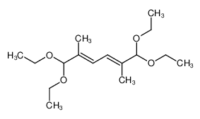 (2Z,4E)-1,1,6,6-Tetraethoxy-2,5-dimethyl-hexa-2,4-diene_69344-22-5