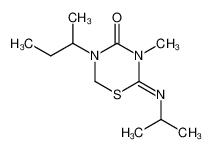 5-sec-butyl-2-isopropylimino-3-methyl-[1,3,5]thiadiazinan-4-one_69348-82-9