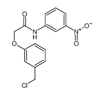 2-[3-(chloromethyl)phenoxy]-N-(3-nitrophenyl)acetamide_6935-14-4