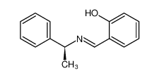 Phenol, 2-[(E)-[[(1S)-1-phenylethyl]imino]methyl]-_69350-14-7