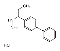 [1-(4-phenylphenyl)propylamino]azanium,chloride_69352-54-1