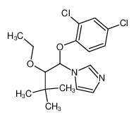1-[1-(2,4-dichloro-phenoxy)-2-ethoxy-3,3-dimethyl-butyl]-1H-imidazole_69357-19-3