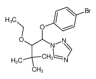 1-[1-(4-bromo-phenoxy)-2-ethoxy-3,3-dimethyl-butyl]-1H-[1,2,4]triazole_69357-37-5