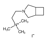 2-(3-azabicyclo[3.2.0]heptan-3-yl)ethyl-trimethylazanium,iodide_6936-26-1