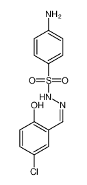 4-amino-N'-[(Z)-(3-chloro-6-oxocyclohexa-2,4-dien-1-ylidene)methyl]benzenesulfonohydrazide_6936-59-0