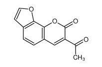 7-acetylfuro[3,2-h]chromen-8-one_69374-04-5