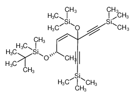 (2S)-2-O-tert-butyldimethylsilyl-5-O-trimethylsilyl-7-trimethylsilyl-5-(trimethylsilyl)ethynyl-(3Z)-hepten-6-yne-2,5-diol_693782-98-8