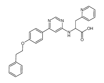 N-{6-[4-(2-phenylethoxy)phenyl]pyrimidin-4-yl}-3-pyridin-2-yl-alanine_693791-95-6