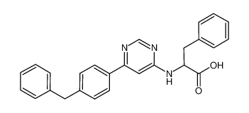 N-[6-(4-benzylphenyl)pyrimidin-4-yl]phenylalanine_693792-46-0