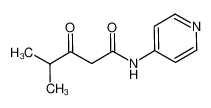 4-methyl-3-oxopentanoic acid pyridin-4-ylamide_693793-60-1