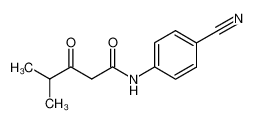 4-methyl-3-oxopentanoic acid (4-cyanophenyl)-amide_693793-61-2