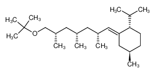 (1S,4R)-2-[(2R,4S,6S)-7-tert-Butoxy-2,4,6-trimethyl-hept-(E)-ylidene]-1-isopropyl-4-methyl-cyclohexane_693833-41-9