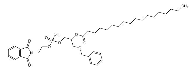 γ-O-Benzyl-β-stearoyl-α-glyceryl-phosphoryl-2-oxyethylphthalimid_69389-94-2