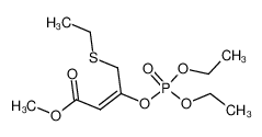 methyl 3-((diethoxyphosphoryl)oxy)-4-(ethylthio)but-2-enoate_69398-69-2