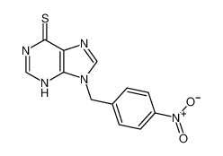 9-[(4-nitrophenyl)methyl]-3H-purine-6-thione_6941-00-0