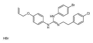 [N-(4-bromophenyl)-N'-[2-(4-chlorophenyl)ethyl]carbamimidoyl]-(4-prop-2-enoxyphenyl)azanium,bromide_69415-47-0