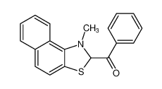 Methanone, (1,2-dihydro-1-methylnaphtho[1,2-d]thiazol-2-yl)phenyl-_69417-82-9