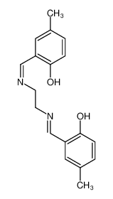 (6Z)-4-methyl-6-[[2-[[(Z)-(3-methyl-6-oxocyclohexa-2,4-dien-1-ylidene)methyl]amino]ethylamino]methylidene]cyclohexa-2,4-dien-1-one_6943-13-1