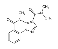 4-methyl-5-oxo-4,5-dihydro-pyrazolo[1,5-a]quinazoline-3-carboxylic acid dimethylamide CAS:69439-20-9 manufacturer & supplier