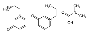 N,N-dimethylcarbamate,1-propylpyridin-1-ium-3-ol,bromide_69440-49-9