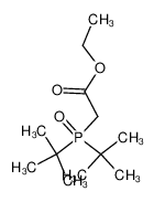Aethoxycarbonylmethyl-di-tert-butylphosphinoxid_69441-83-4