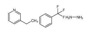 Pyridine, 3-ethyl-, compd. with hydrazine and (trifluoromethyl)benzene(1:1:1)_694434-72-5