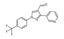 3-(pyridin-3-yl)-1-(4-(trifluoromethyl)phenyl)-1H-pyrazole-4-carbaldehyde_694434-73-6