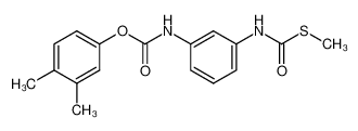 (3-Methylsulfanylcarbonylamino-phenyl)-carbamic acid 3,4-dimethyl-phenyl ester_69449-78-1
