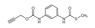 (3-Methylsulfanylcarbonylamino-phenyl)-carbamic acid prop-2-ynyl ester_69449-93-0
