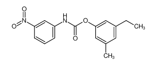 (3-Nitro-phenyl)-carbamic acid 3-ethyl-5-methyl-phenyl ester_69450-00-6