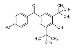 Methanone,[3,5-bis(1,1-dimethylethyl)-4-hydroxyphenyl](4-hydroxyphenyl)-_69451-10-1