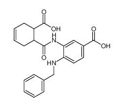 4-(benzylamino)-3-(6-carboxycyclohex-3-ene-1-carboxamido)benzoic acid_694515-90-7