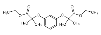 diethyl 2,2'-(1,3-phenylenebis(oxy))bis(2-methylpropanoate)_694520-91-7