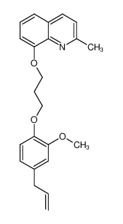 8-((3-(4-allyl-2-methoxyphenoxy)propyl)oxy)-2-methylquinoline_694524-03-3