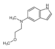 N-(2-methoxyethyl)-N-methyl-1H-indol-5-amine_694533-17-0