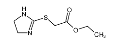 (4,5-dihydro-1H-imidazol-2-ylsulfanyl)-acetic acid ethyl ester_69455-58-9