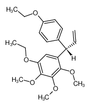 1-Ethoxy-5-[(S)-1-(4-ethoxy-phenyl)-allyl]-2,3,4-trimethoxy-benzene_69471-26-7