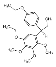 1-Ethoxy-5-[(R)-1-(4-ethoxy-phenyl)-propyl]-2,3,4-trimethoxy-benzene_69471-27-8