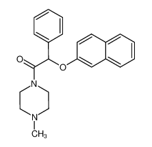 1-methyl-4-(naphthalen-2-yloxy-phenyl-acetyl)-piperazine_69478-80-4